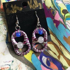 Soda Pop Top Earrings Hand Crafted